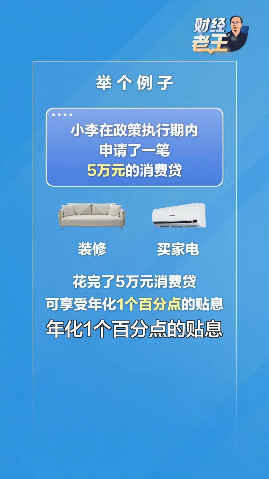 注意！贷款消费的国补来了，今年9月1日起一年可享贴息