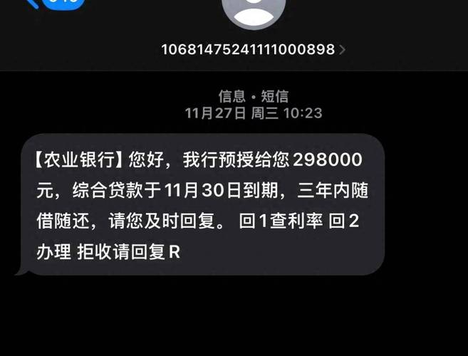 贷款短信骗局_工行发短信叫办信用卡_假冒银行贷款短信