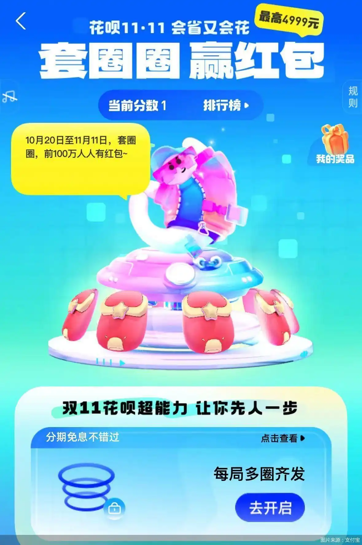 借呗1000额度会涨吗？双11期间福利活动知多少