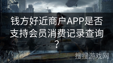 钱方好近商户APP是否支持会员消费记录查询?