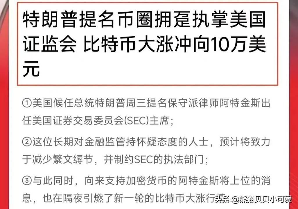 比特币价格突破10万美元_特朗普表态对比特币的影响_比特币中国人持有比例